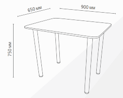 Стол обеденный Сеул 3, опора D60
