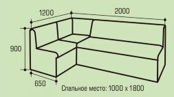 Кухонный уголок со спальным местом Комфорт