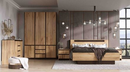 Модульная спальня Бостон, дуб Вотан 